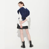 SARA ZIPUP VEST, NAVY (6626762653814)