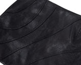 フォーレザーローライズミニスカート / Faux-Leather Low Rise Mini Skirt _ Black