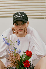 クラックメッシュキャップ / CRACK MESH CAP (black)