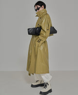 [自主製作] [Restock] ルーカスレザートレンチコート/LUCAS leather trench coat (2 color)