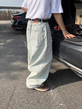 snow wide denim PT -2C