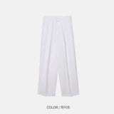 LMN クボピンタックワイドコットンパンツ (4color)