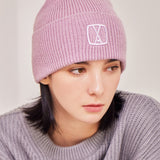 VA 3D Square Beanie / Coral