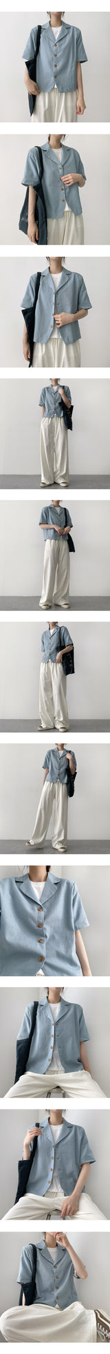 Summer soft linen spandex bendable pants