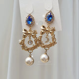 Royal Blue Garden Earring