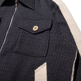 ニットトラックジャケット / knit track jacket