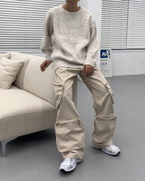 ブラッシュウールラグランニット/CR Brush Wool Raglan Knit (4 colors)