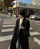 [プレミアム]ホールドウールマキシコート (2 color)