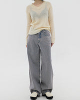 カラーチップデニムパンツ / no.6075 Color Chip Denim Pants (2color)