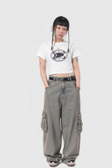 シグネチャークロップTシャツ / [MADE] Signature Crop T [2color]