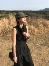 ニュームーンピンタックロングワンピース