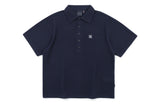リーセントボタンニットポロ / RECENT BUTTON KNIT POLO_NAVY