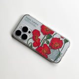 ポピー スマホケース/Red Poppy (Galaxy) Jelly Case