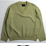 MJ Overfit Masion V Neck Knit (6color) (4638421876854)
