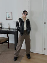 ミドル ウェスト カーゴパンツ / no.5176 Middle Waist Cargo Pants (3color)