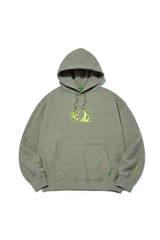 Square Graphic Hoodie_Moss Green (6684844163190)