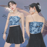 チェーンクロップトップ/CHAIN CROP-TOP