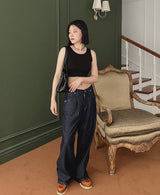 ロケットクロップスリーブレス/Rocket Crop Sleeveless (3color)