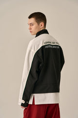 COLOR TONING PRINT RIDER JACKET