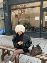 Mix fur hat