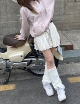 ロマンティックリンクルバンディングスカート / Romantic wrinkle banding skirt