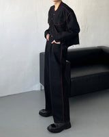 スティッチクロップドジャケット / MG709,710 Stitch Cropped Jacket (2 colors)