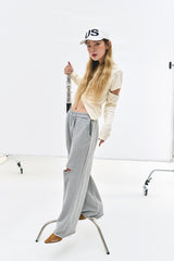 ベルベットカットアウトウォーマーTシャツ / Velvet Cut-out Warmer t (4 colors)