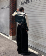 (UNISEX) バギーワイドコットンカーゴパンツ
