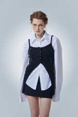 ラインニットベスト / LINE KNIT VEST