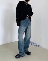 TNオイルウォッシュデニムパンツ / TN Oil Washing Denim Pants