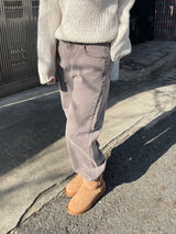 Chestnut latte wide pants