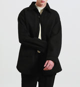 Loosefit Short Wool Mac Coat_2color