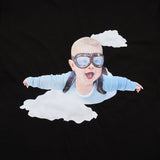 ベビーフェイススカイダイビング半袖Tシャツ