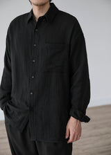SILH LINEN CHECKERED SHIRT