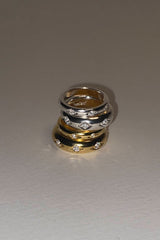 RHOMBUS CARVED RING (THICK/GOLD)