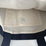 ツイルシンプルラインバッグ - deep navy