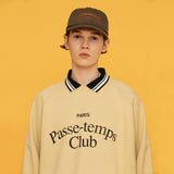 カラースウェットシャツ / COLLAR SWEAT SHIRT_LIME