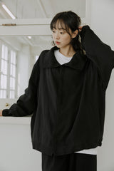 ヒデンジャンパー / unisex hidden jumper black