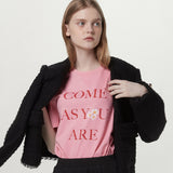 Come as tee - pink (6671630762102)