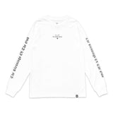 GOD IS DOPE LS TEE - WHITE (6635560632438)
