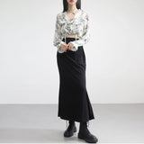 (Set) Heran Paisley Blouse + Top