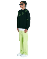 Cargo Jersey Pants - Black