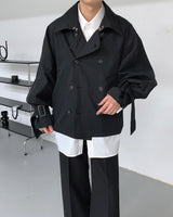 バルーンショートトレンチジャケット / GM Balloon Short Trench Jacket (2 colors)