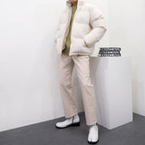 [Unisex] 2wayベルベットショートダウンジャケット