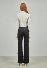 ウェーブクロップシャツ/WAVY CROPPED SHIRT