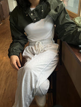 Unique nylon bolero jumper 