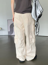 ポケットコットンロングワイドカーゴパンツ / Pruto Pocket Cotton Long Wide Cargo Pants