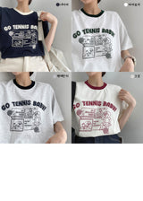 テニスカラーショートスリーブT / Tennis Colored Short Sleeve Tee