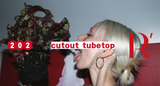 カットアウトチューブトップ / cutout tubetop