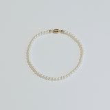 3mm パールブレスレット / 3mm pearl bracelet (M size)